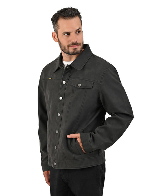 WRANGLER camisola para Caballero en Acabado Avejentado en piel sintetica.